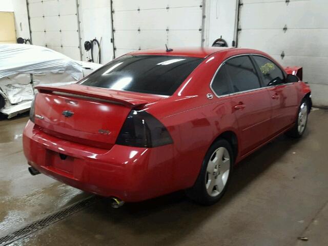 2G1WD58C989138740 - 2008 CHEVROLET IMPALA SUP წითელი ფოტო 4