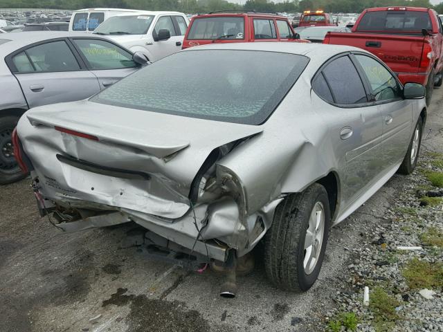 2G2WP552081120107 - 2008 PONTIAC GRAND PRIX SILVER photo 4