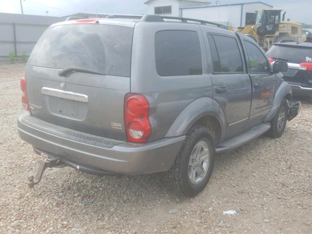 1D8HB58D45F625105 - 2005 DODGE DURANGO LI GRAY photo 4