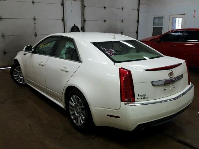 1G6DG5EY2B0126651 - 2011 CADILLAC CTS LUXURY WHITE photo 3