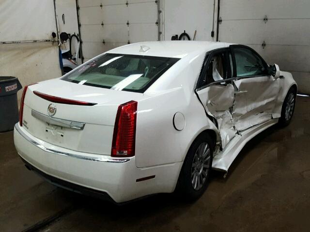 1G6DG5EY2B0126651 - 2011 CADILLAC CTS LUXURY WHITE photo 4