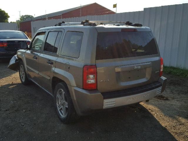 1J8FF48W77D279306 - 2007 JEEP PATRIOT LI BROWN photo 3