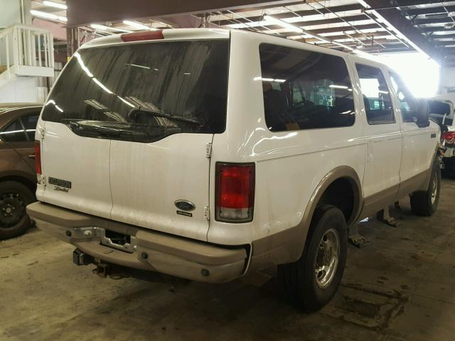 1FMSU43F6YEE50198 - 2000 FORD EXCURSION WHITE photo 4