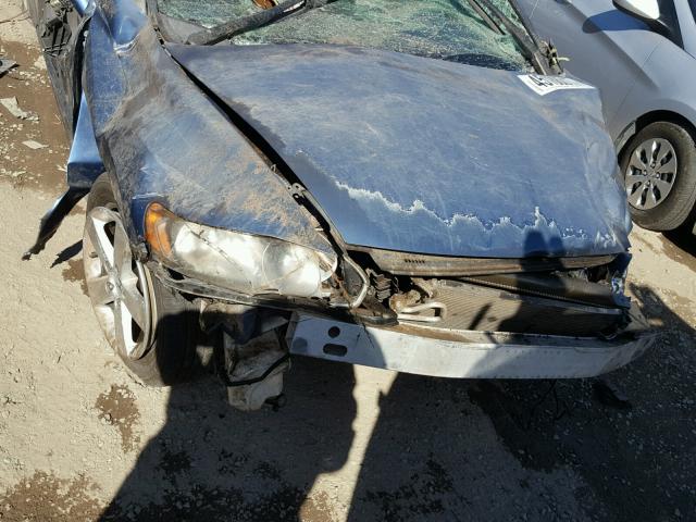 JHMFA16867S002312 - 2007 HONDA CIVIC EX BLUE photo 9