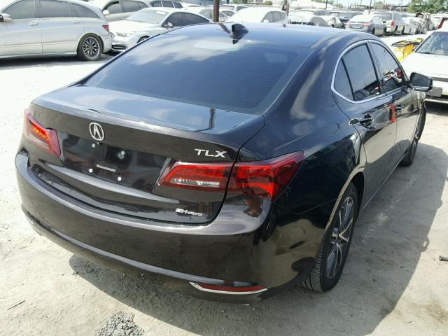 19UUB3F54FA005870 - 2015 ACURA TLX TECH BROWN photo 4