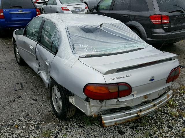 1G1NE52J53M527161 - 2003 CHEVROLET MALIBU LS Gümüş foto 3