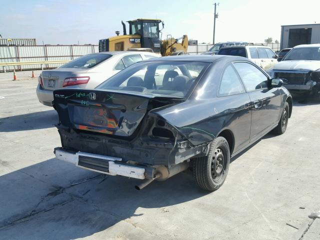 1HGEM22573L040580 - 2003 HONDA CIVIC LX BLACK photo 4