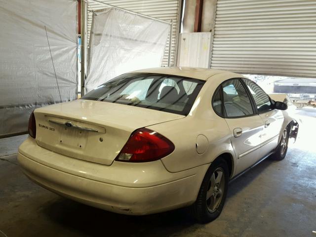 1FAFP55U7YA264875 - 2000 FORD TAURUS SES WHITE photo 4