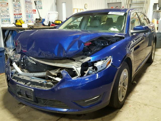 1FAHP2E83DG107720 - 2013 FORD TAURUS SEL BLUE photo 2