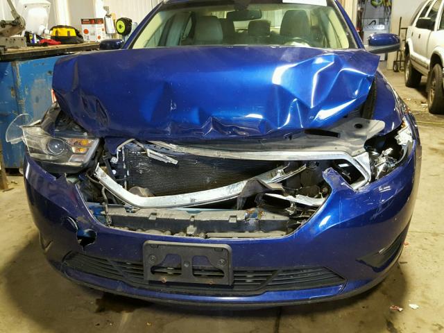 1FAHP2E83DG107720 - 2013 FORD TAURUS SEL BLUE photo 9