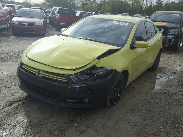 1C3CDFBA5DD176815 - 2013 DODGE DART SXT GREEN photo 2