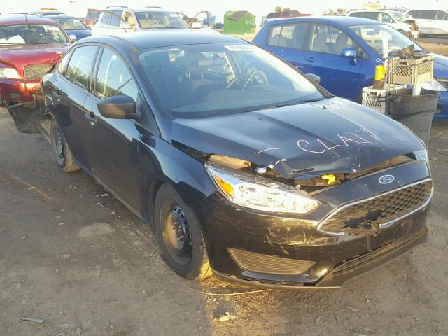 1FADP3E25GL378175 - 2016 FORD FOCUS S BLACK photo 1