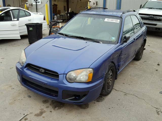 JF1GG65594H819152 - 2004 SUBARU IMPREZA TS BLUE photo 2