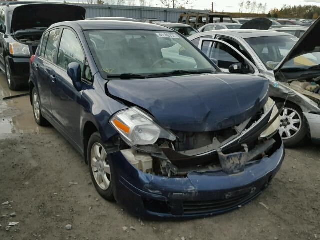 3N1BC13E67L351749 - 2007 NISSAN VERSA S BLUE photo 1