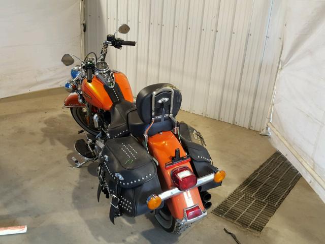 1HD1BWV18CB049019 - 2012 HARLEY-DAVIDSON FLSTC HERI ORANGE photo 3