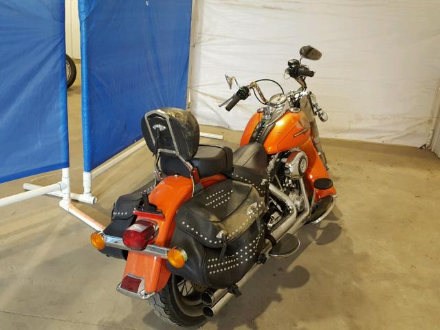 1HD1BWV18CB049019 - 2012 HARLEY-DAVIDSON FLSTC HERI ORANGE photo 4