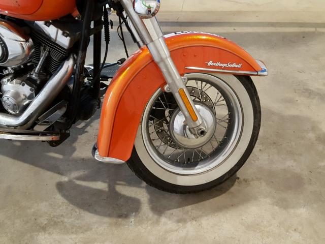 1HD1BWV18CB049019 - 2012 HARLEY-DAVIDSON FLSTC HERI ORANGE photo 9