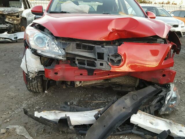 JM1BL1L75D1842556 - 2013 MAZDA 3 I RED photo 9