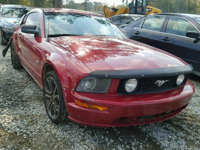 1ZVHT82H685101728 - 2008 FORD MUSTANG GT RED photo 1