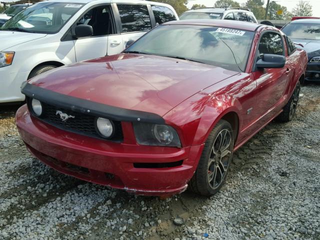 1ZVHT82H685101728 - 2008 FORD MUSTANG GT RED photo 2