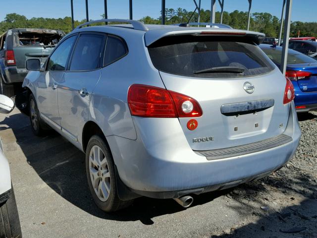 JN8AS5MT4BW172455 - 2011 NISSAN ROGUE S SILVER photo 3