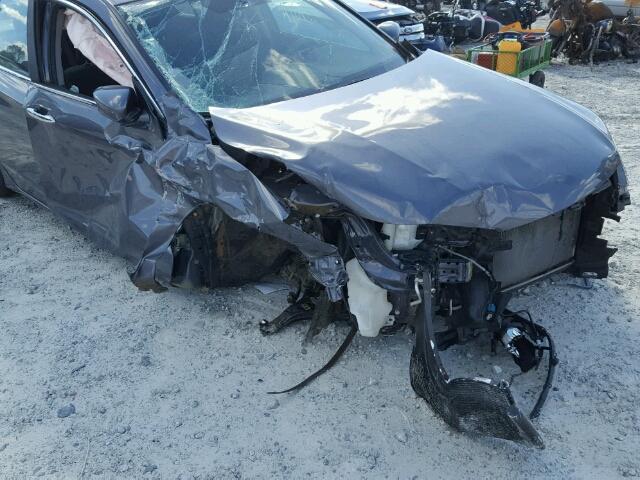 1HGCR2F36DA008007 - 2013 HONDA ACCORD LX GRAY photo 9