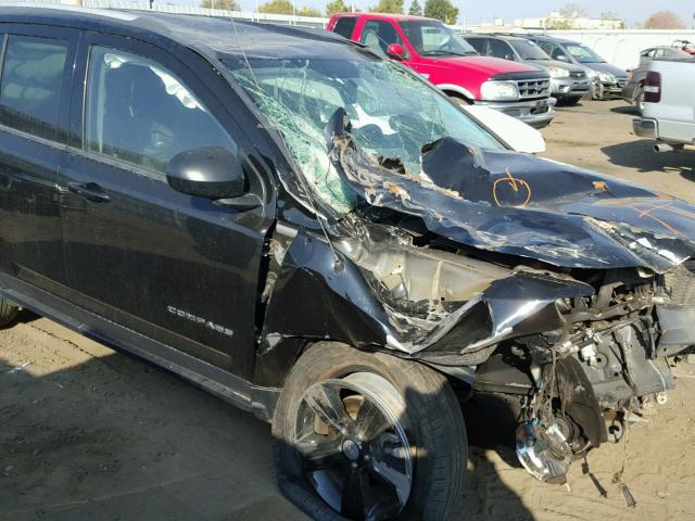 1C4NJDBB2GD521331 - 2016 JEEP COMPASS SP შავი ფოტო 9