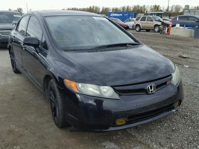 2HGFA555X7H703587 - 2007 HONDA CIVIC SI BLACK photo 1