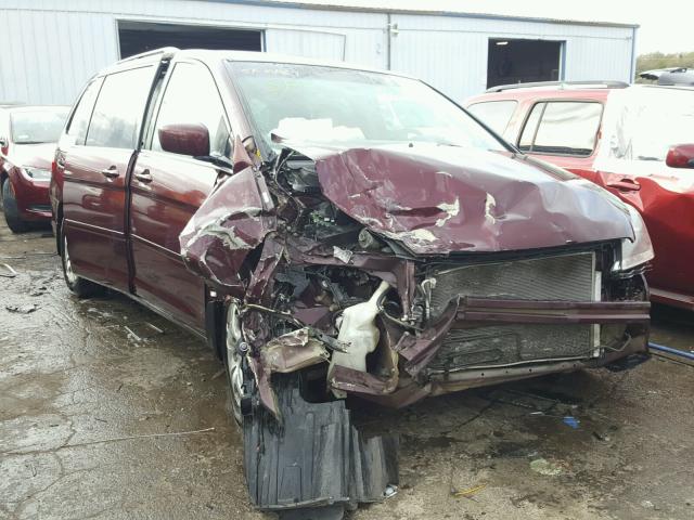 5FNRL38677B442049 - 2007 HONDA ODYSSEY EX BURGUNDY photo 1