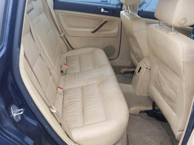 WVWRH63B32P290437 - 2002 VOLKSWAGEN PASSAT GLX BLUE photo 6