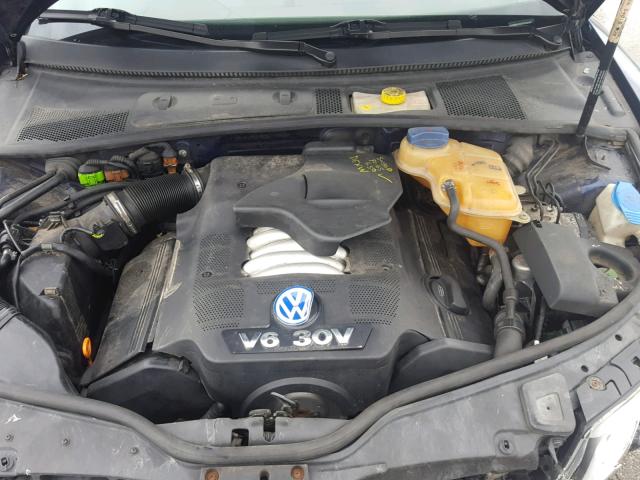 WVWRH63B32P290437 - 2002 VOLKSWAGEN PASSAT GLX BLUE photo 7