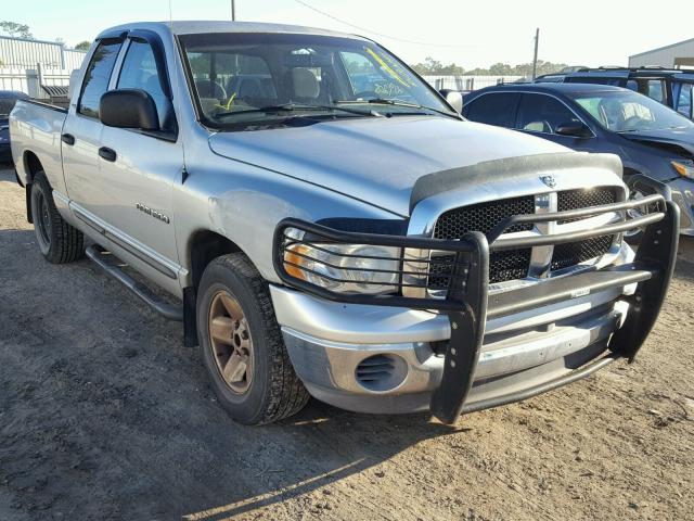 3D7HA18N32G115590 - 2002 DODGE RAM 1500 SILVER photo 1