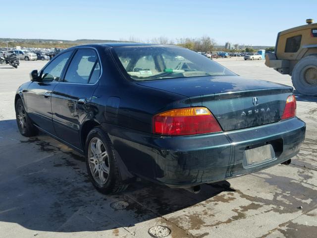 19UUA5662YA053989 - 2000 ACURA 3.2TL GREEN photo 3