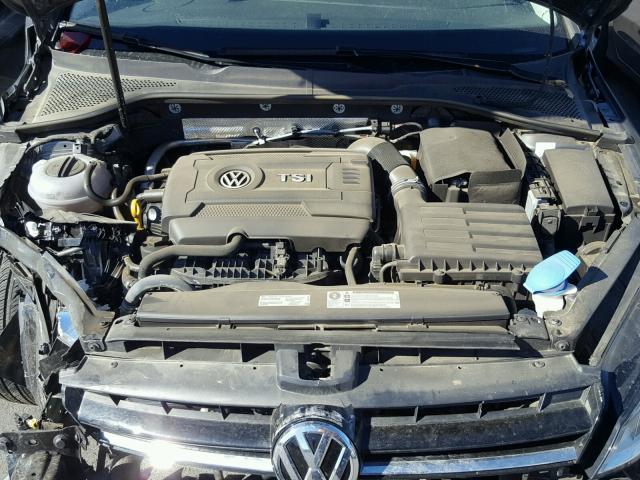 3VW217AU5HM014952 - 2017 VOLKSWAGEN GOLF S GRAY photo 7