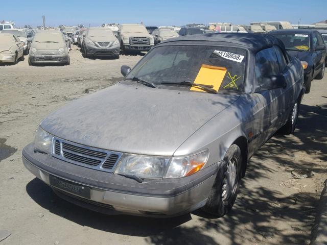 YS3DD75B7T7006049 - 1996 SAAB 900 S SILVER photo 2