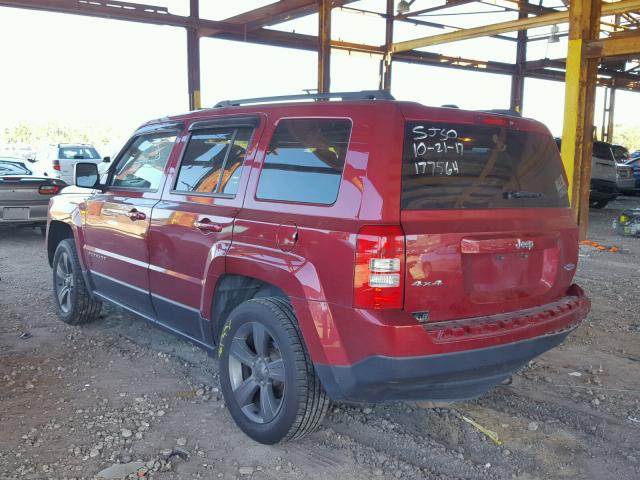 1C4NJRFB5FD177564 - 2015 JEEP PATRIOT LA MAROON photo 3