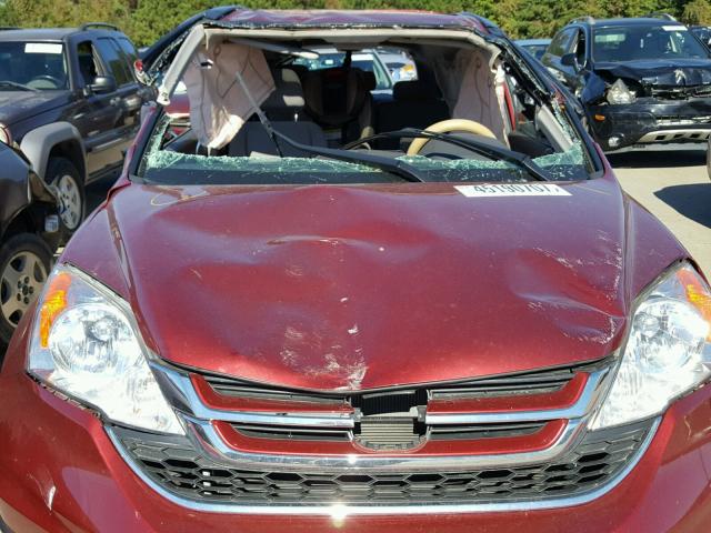 JHLRE3H54BC004213 - 2011 HONDA CR-V EX RED photo 7