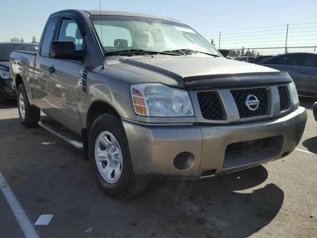 1N6BA06A26N572766 - 2006 NISSAN TITAN CHARCOAL photo 1