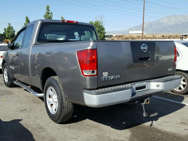 1N6BA06A26N572766 - 2006 NISSAN TITAN CHARCOAL photo 3