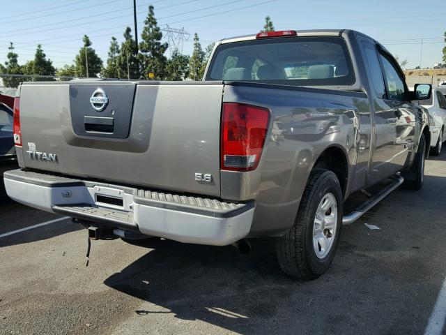 1N6BA06A26N572766 - 2006 NISSAN TITAN CHARCOAL photo 4