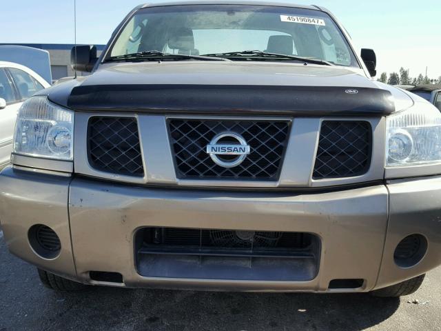 1N6BA06A26N572766 - 2006 NISSAN TITAN CHARCOAL photo 9