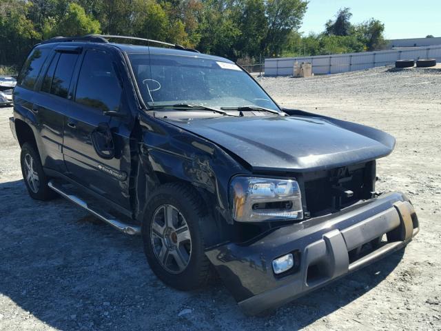 1GNDS13S442398507 - 2004 CHEVROLET TRAILBLAZE GRAY photo 1