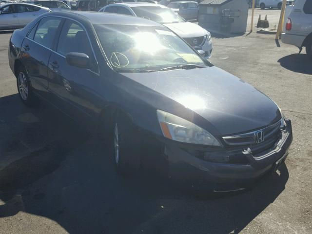 1HGCM56386A110654 - 2006 HONDA ACCORD SE GRAY photo 1