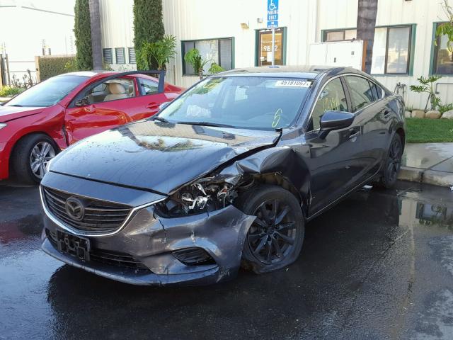 JM1GJ1U56G1404349 - 2016 MAZDA 6 SPORT GRAY photo 2