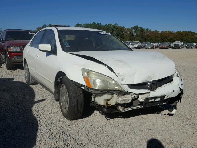 1HGCM56415A151148 - 2005 HONDA ACCORD LX WHITE photo 1