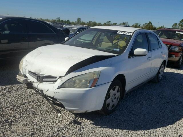 1HGCM56415A151148 - 2005 HONDA ACCORD LX WHITE photo 2