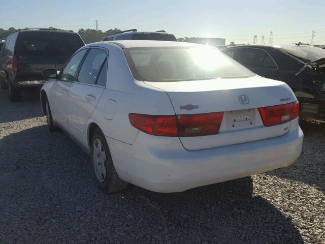 1HGCM56415A151148 - 2005 HONDA ACCORD LX WHITE photo 3