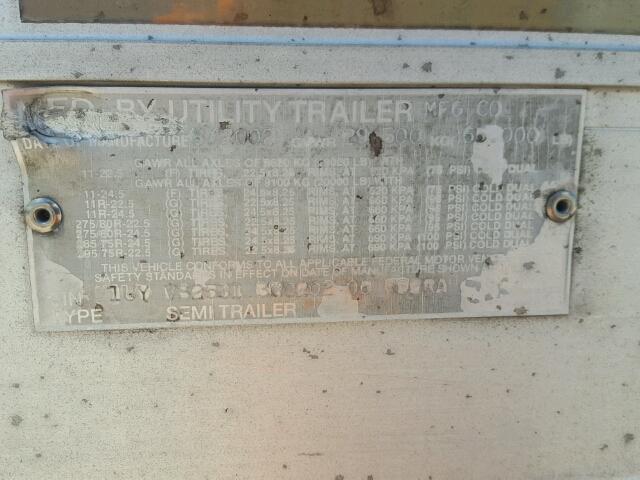 1UYVS25313M020206 - 2002 ARO TRAILER WHITE photo 10