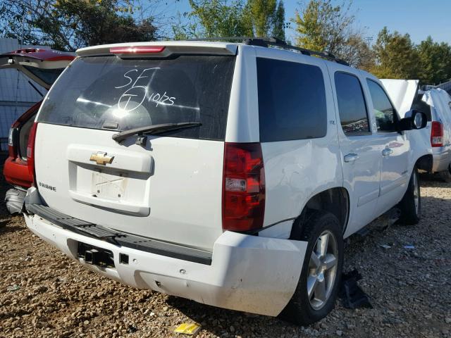 1GNFK13087J132635 - 2007 CHEVROLET TAHOE WHITE photo 4