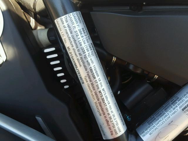 ML015ANM9JT014678 - 2018 DUCATI SCRAMBLER SILVER photo 10